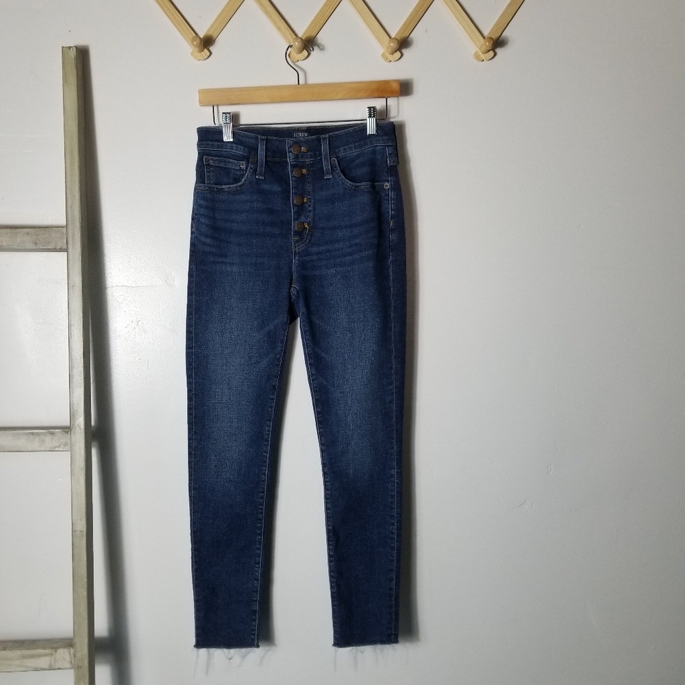 J. CREW HIGH RISE SKINNY JEANS SIZE 27